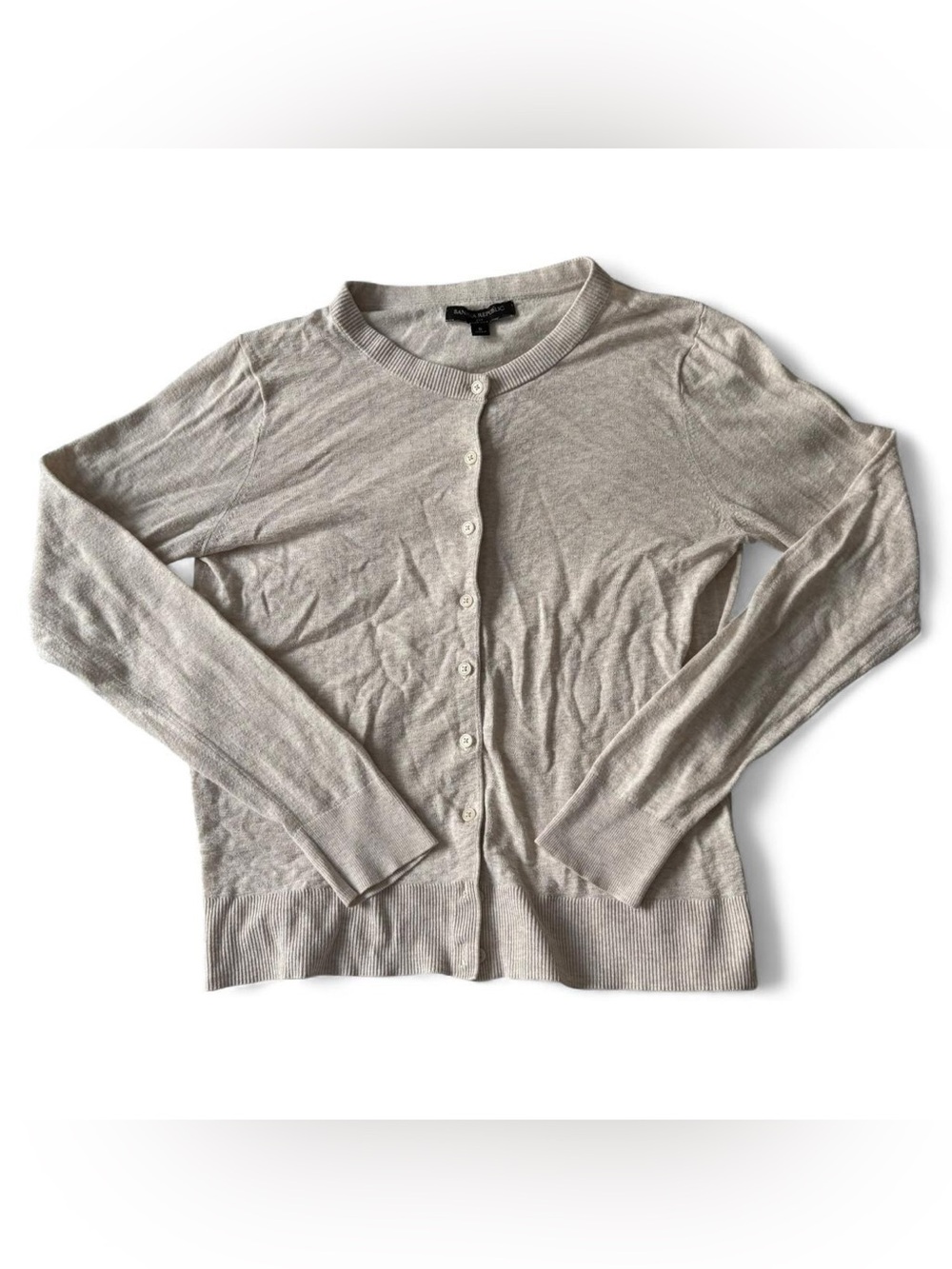 Banana Republic beige cardigan